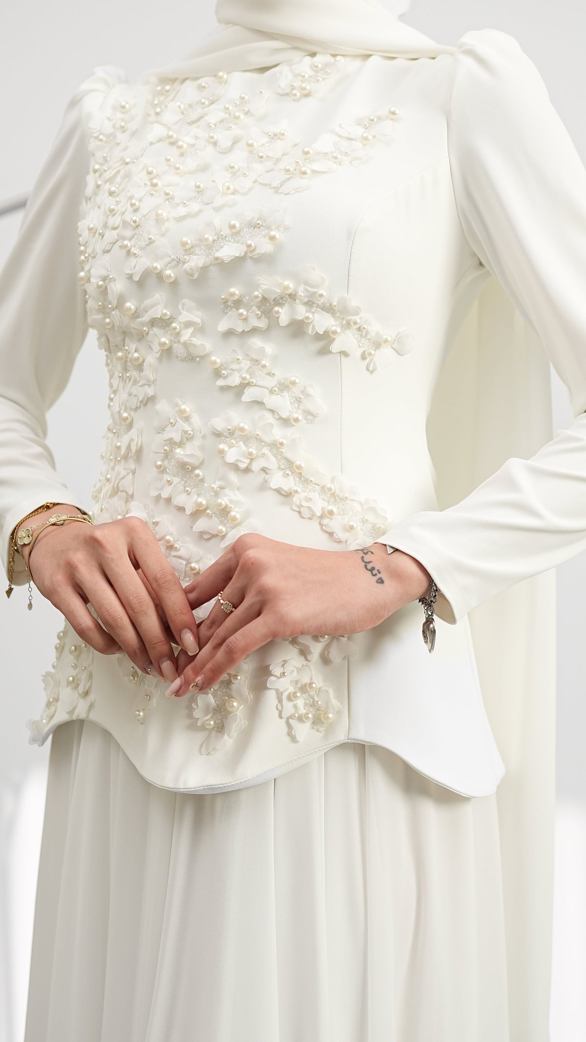 LINA PEARL EVENING DRESS